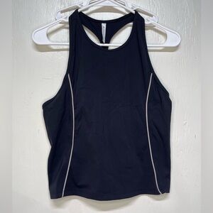 Athleta Black Racerback Tank Top size medium